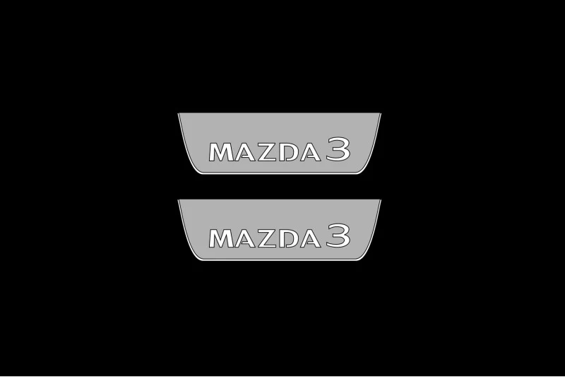Mazda 3 IV 2019+ Car Door Sill With Logo Mazda 3 - Image 9
