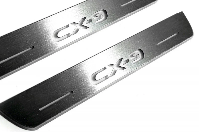 Mazda CX-9 II 2016+ LED Car Door Sill With Logo CX-9 - Image 16