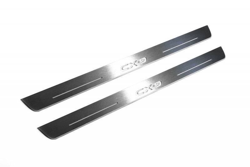 Mazda CX-9 II 2016+ LED Car Door Sill With Logo CX-9 - Image 5