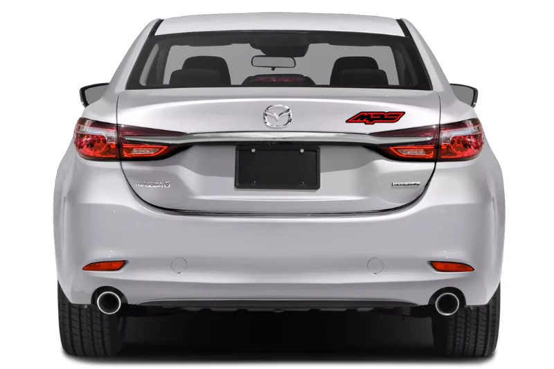 Mazda tailgate trunk rear emblem with MPS logo (Type 2) - Image 2