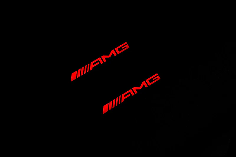 Mercedes C W204 2007-2014 Led Door Sill Pro With Logo AMG (Premium Painting) - Image 7