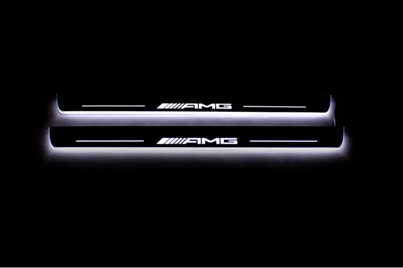 Mercedes CLS-Class II (C218) 2010-2018 Auto Door Sill Plates With Logo AMG - Image 2