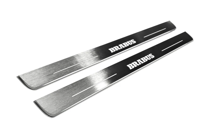 Mercedes CLS-Class II (C218) 2010-2018 Auto Door Sill Plates With Logo Brabus