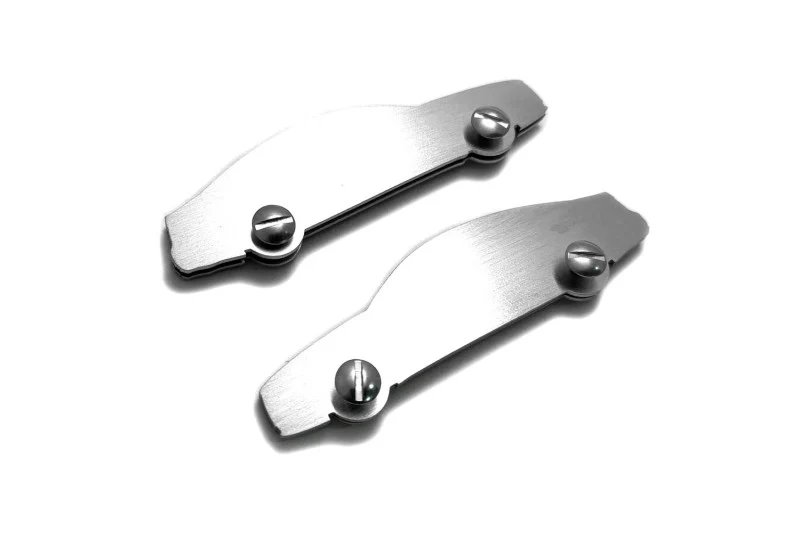 Mercedes CLS-Class II (C218) (2010-2018) Floor Mat Emblem Set β Stainless Steel Badges - Image 5
