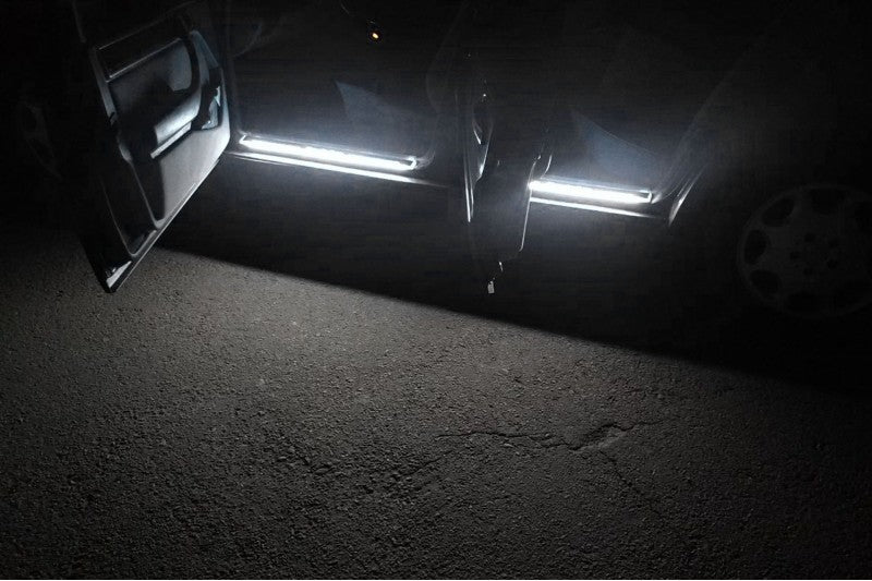 Mercedes E W124 1985-1996 LED Door Sills PRO With Logo Mercedes-Benz - Image 10