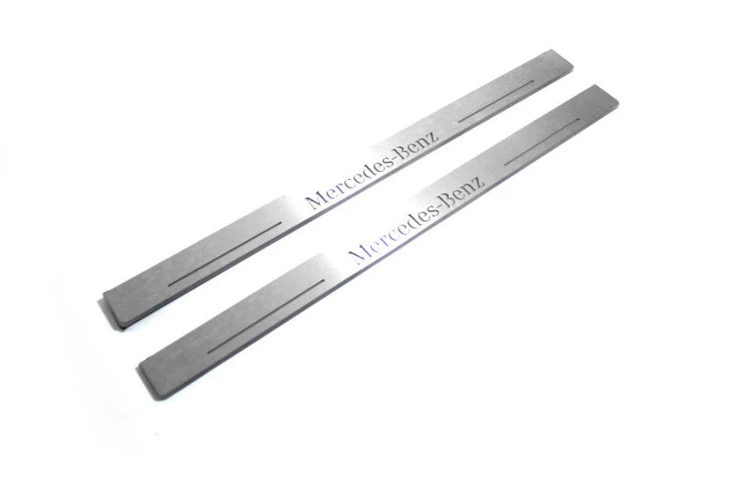 Mercedes E W124 1985-1996 LED Door Sills PRO With Logo Mercedes-Benz - Image 5