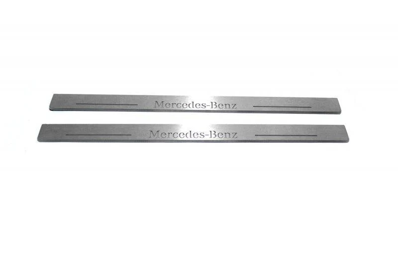 Mercedes E W124 1985-1996 LED Door Sills PRO With Logo Mercedes-Benz - Image 6