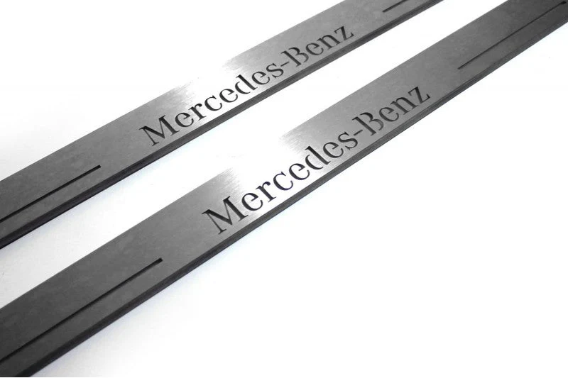 Mercedes E W124 1985-1996 LED Door Sills PRO With Logo Mercedes-Benz - Image 8