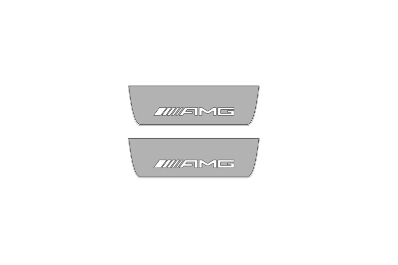Mercedes E W213 2016-2023 Auto Door Sills With Logo AMG - Image 9