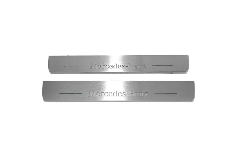 Mercedes E W213 2016-2023 Door Sill Protectors With Logo Mercedes-Benz - Image 6