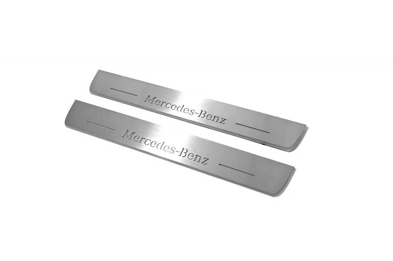 Mercedes E W213 2016-2023 Door Sill Protectors With Logo Mercedes-Benz - Image 7