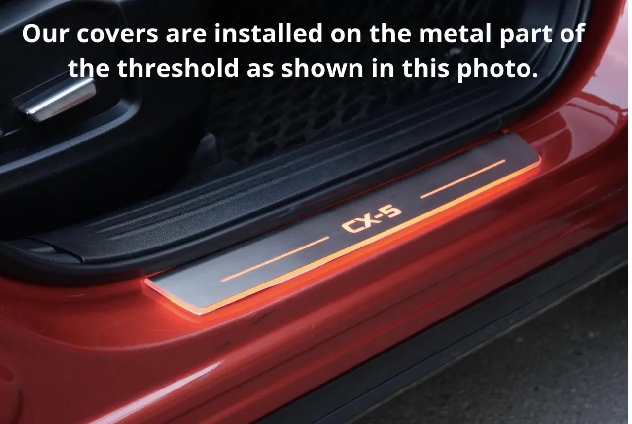 Ford Edge II 2014+ Led Door Sill Pro With Logo Edge (Premium Painting) - Image 8