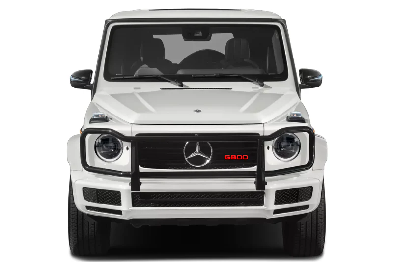 Mercedes G-Class Emblem & Badge Set - Grille and Tailgate G800 logo - Image 2