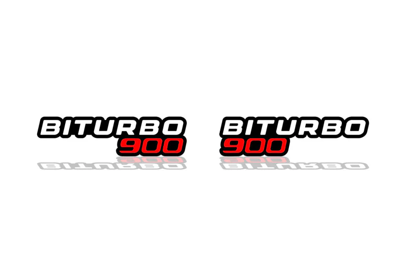 Mercedes G-Class Emblem & Badges set with BiTurbo G900 logo - Image 2