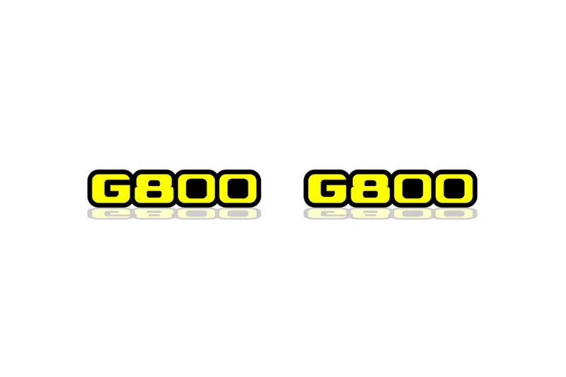 Mercedes G-Class Emblem & Badges set with G800 logo - Image 3
