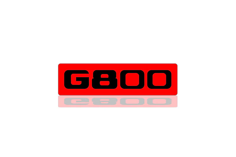 Mercedes G-Class Emblem & Badges set with G800 logo (Type 2) - Image 3