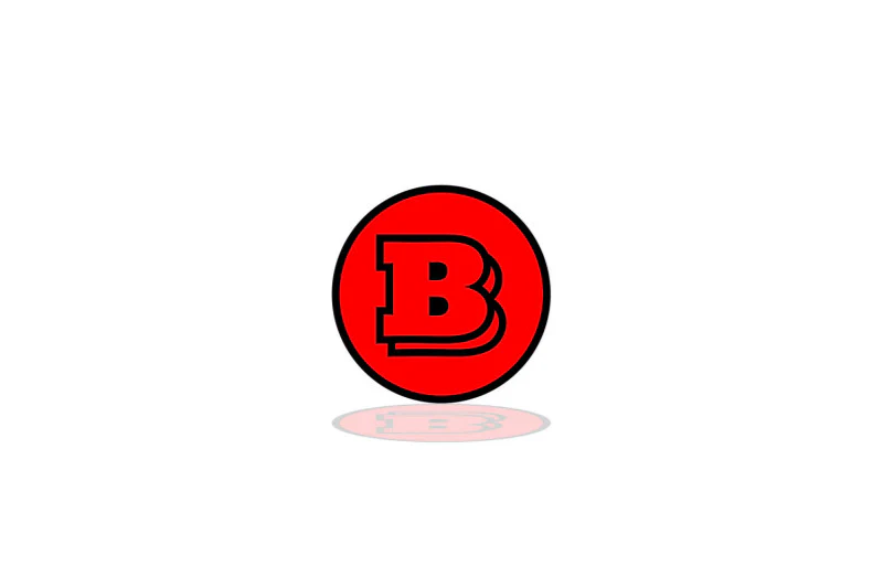 Mercedes G-Class tailgate trunk rear emblem with Brabus logo (type 3)