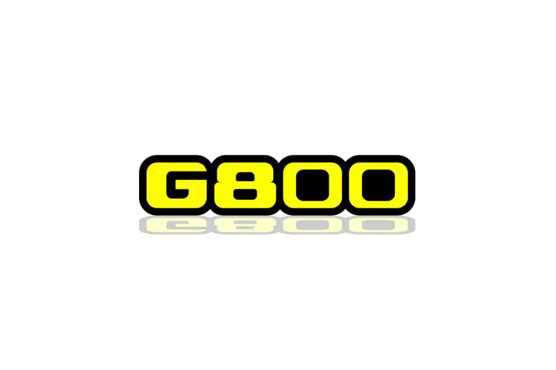 Mercedes G-Class tailgate trunk rear emblem with G800 logo - Image 2