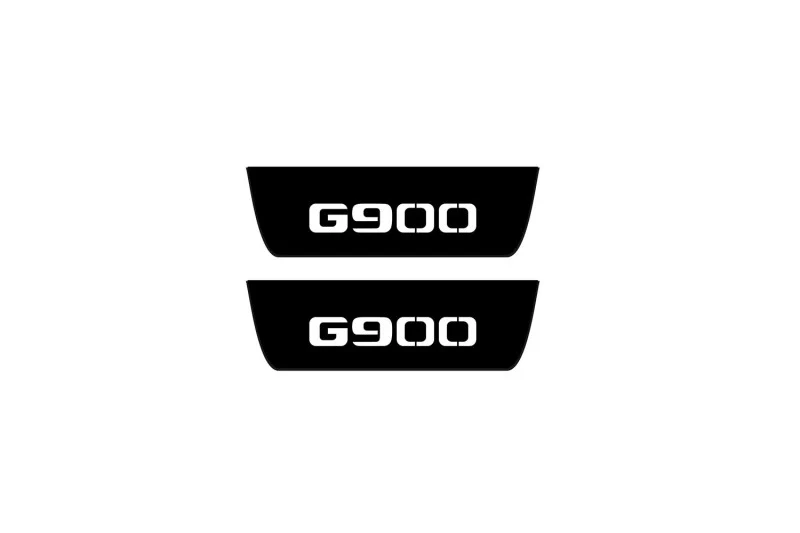 Mercedes G-Class W463a 2018+ Led Door Sill Pro With Logo G900 (Premium Painting) - Image 2