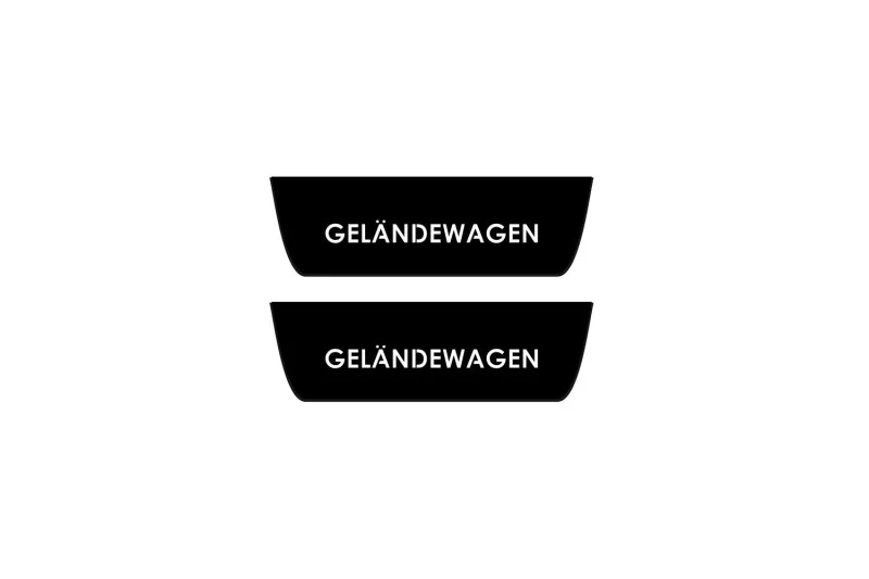 Mercedes G-Class W463A 2018+ Led Door Sill Pro With Logo Geländewagen (Premium Painting) - Image 2