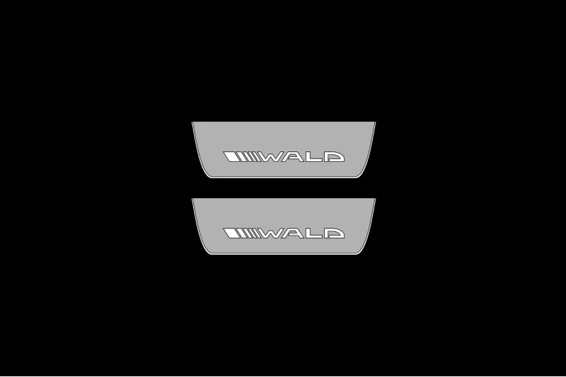Mercedes G-Class W464 2018+ LED Door Sills PRO With Wald Logo - Image 2