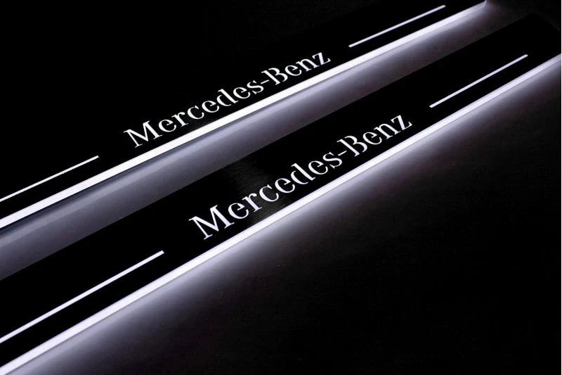 Mercedes GL X166 2012-2015 Door Sill Led Plate With Logo Mercedes-Benz - Image 4