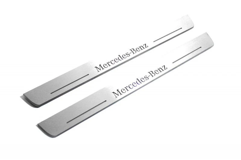 Mercedes GL X166 2012-2015 Door Sill Led Plate With Logo Mercedes-Benz - Image 5