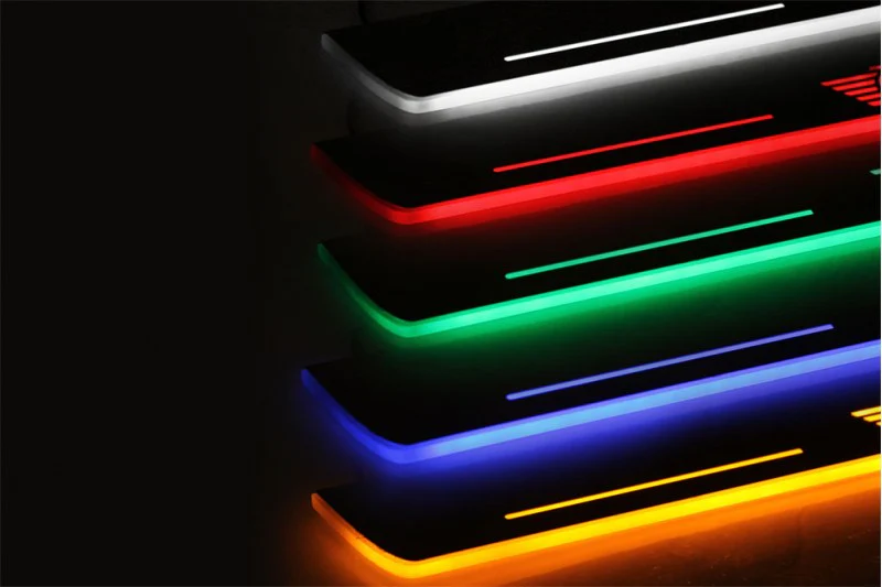 Mercedes GL X166 2012-2015 Led Door Sill Pro With Logo Mercedes-Benz (Premium Painting) - Image 5