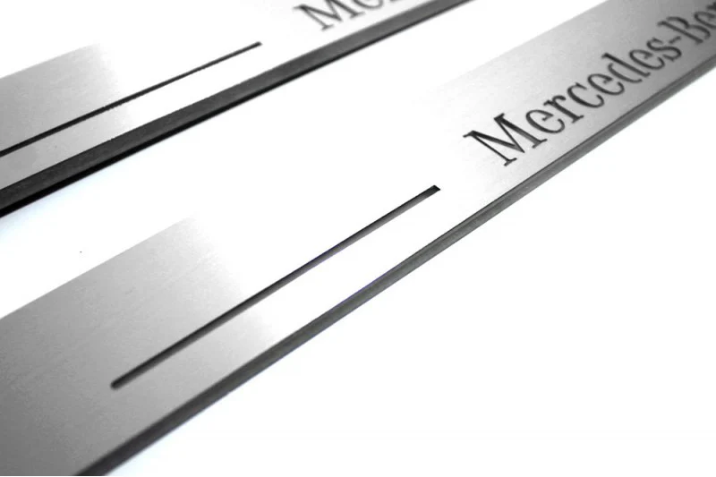 Mercedes GLA X156 2013+ Auto Door Sill Plates With Logo Mercedes-Benz - Image 9