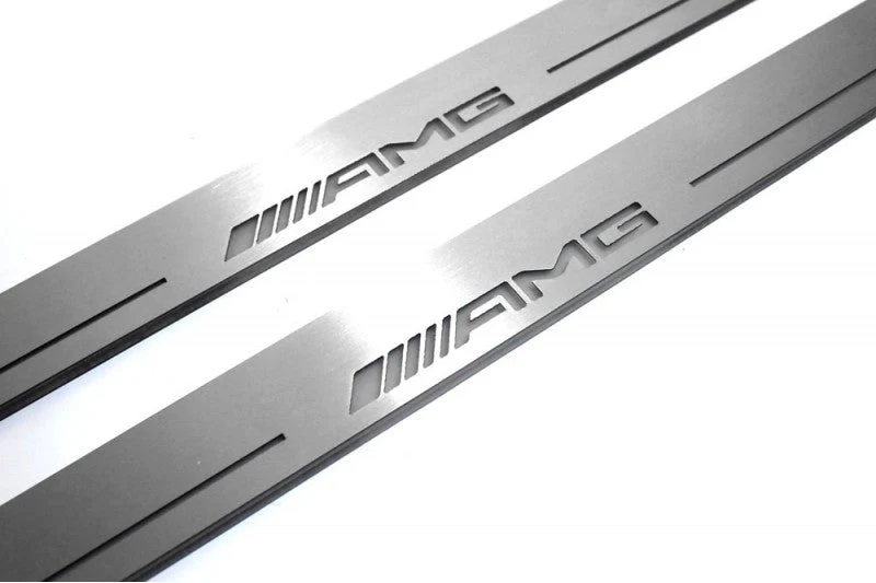 Mercedes GLE I C292 2015-2019 LED Car Door Sill With Logo AMG - Image 8