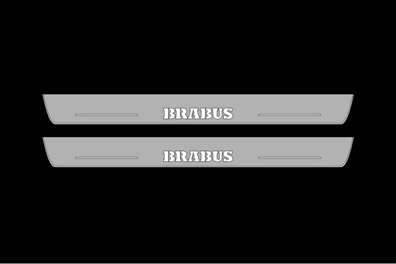 Mercedes GLE II W167 2019+ Car Door Sill With Logo Brabus
