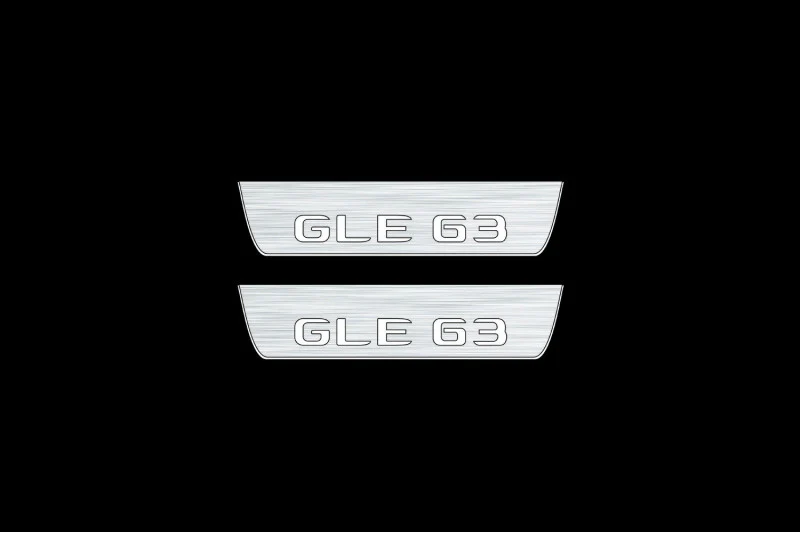 Mercedes GLE II W167 2019+ Car Door Sill With Logo GLE 63 - Image 2