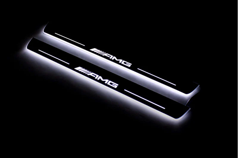 Mercedes GLK Class X204 2008-2015 Door Sill Led Plate With AMG Logo - Image 3