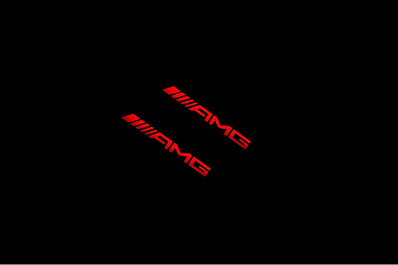 Mercedes GLA X156 2014+ Led Door Sill Pro With Logo AMG (Premium Painting) - Image 8