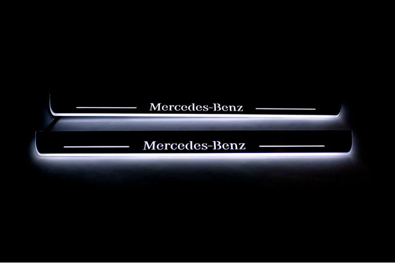 Mercedes GLS II 2019+ Auto Door Sill Plates With Logo Mercedes-Benz - Image 6