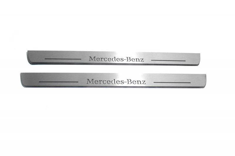 Mercedes GLS X218 2015+ LED Door Sills PRO With Logo Mercedes-Benz - Image 6