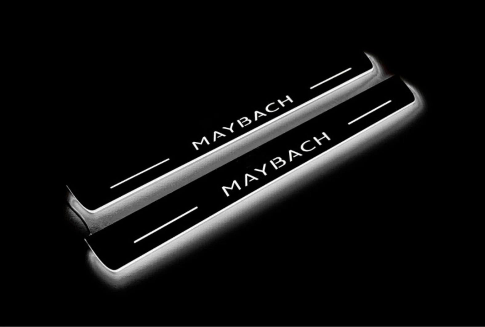 Mercedes GLS II 2019+ Auto Door Sill Plates With Logo Maybach - Image 2