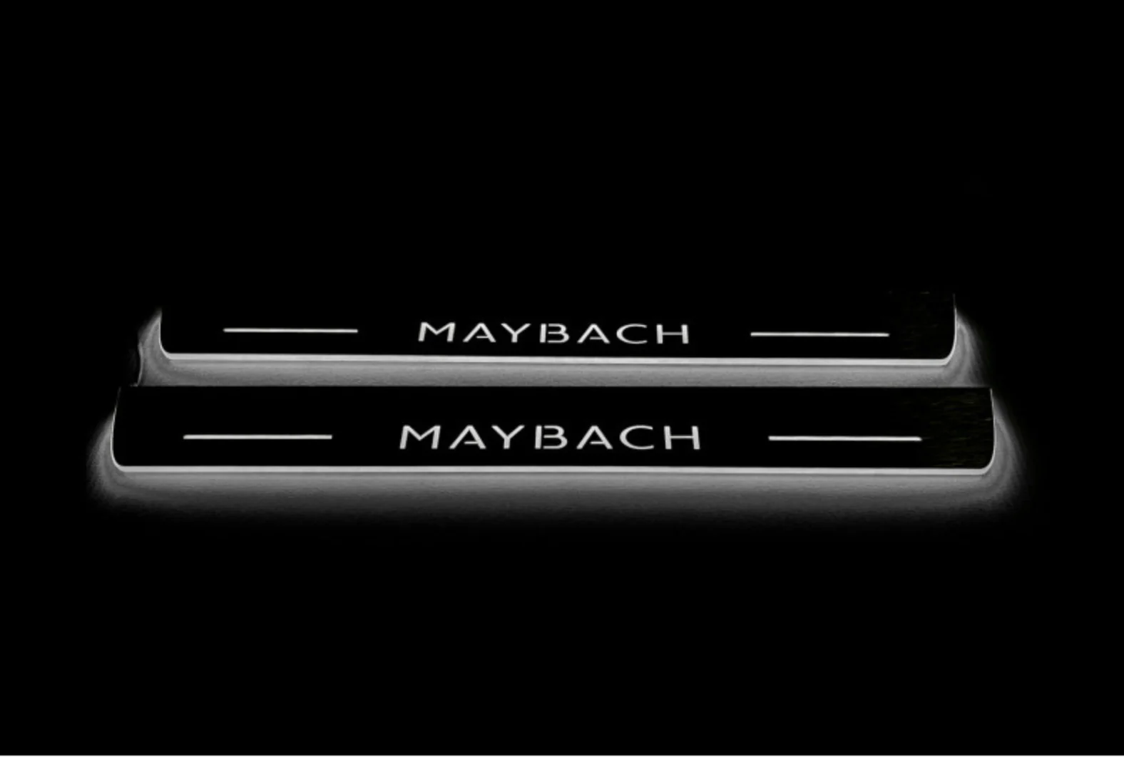 Mercedes GLS II 2019+ Auto Door Sill Plates With Logo Maybach - Image 3