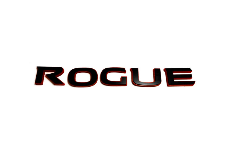 Nissan Rogue II 2014-2021 tailgate trunk rear 3D emblem with Rogue logo (Type MIXT)