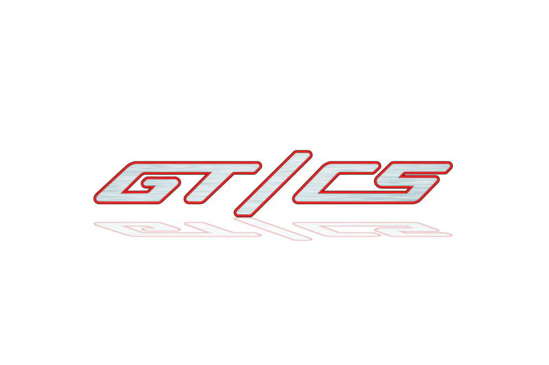 Ford tailgate trunk rear 3D emblem with GT/CS logo (type MIXT) - Image 3