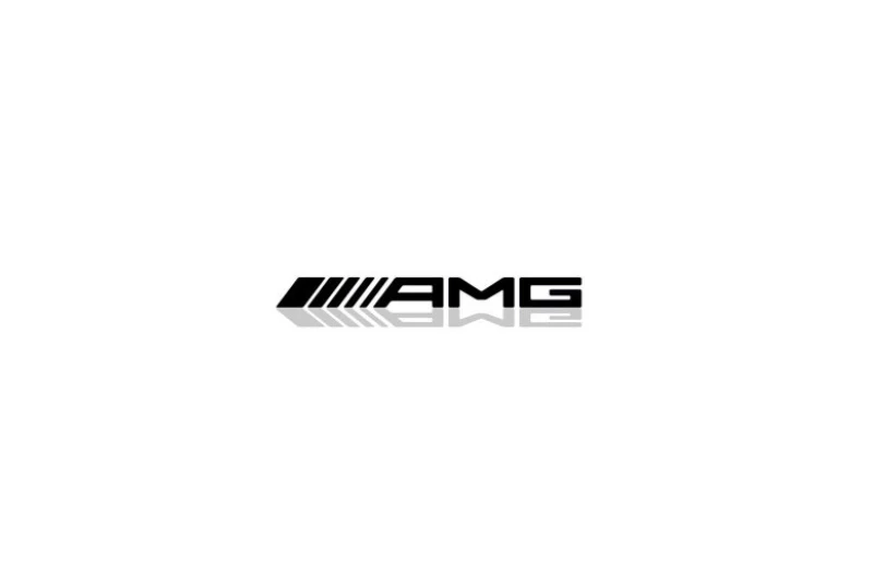 Mercedes tailgate trunk rear emblem with AMG logo (Type Mono)