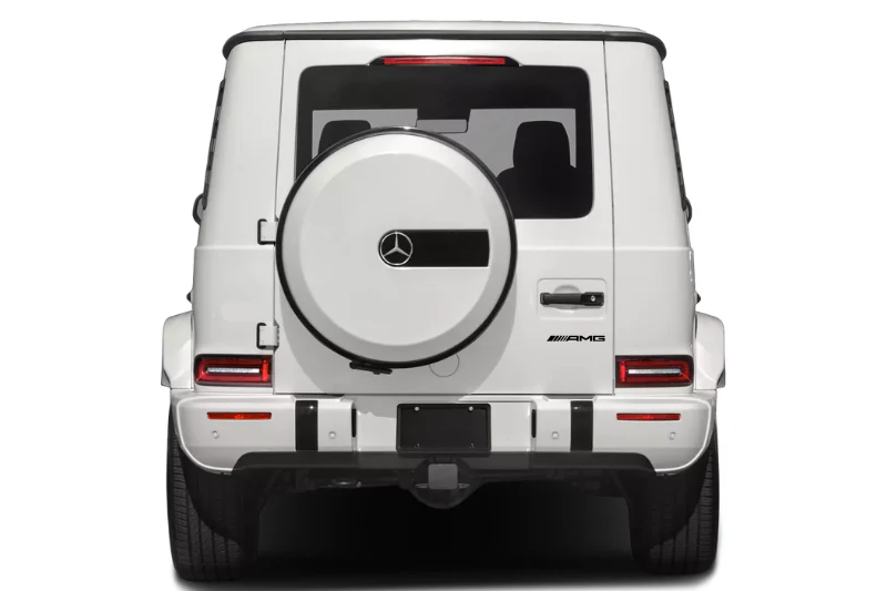 Mercedes tailgate trunk rear emblem with AMG logo (Type Mono) - Image 2
