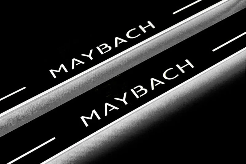 Mercedes V-Class W447 2014+ Door Sill Led Plate With Maybach Logo - Image 2