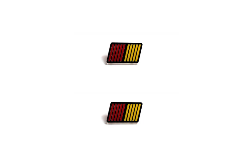 Mitsubishi Emblem & Badge Set - Grille and Tailgate Ralliart logo