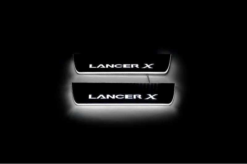 Mitsubishi Lancer X 2007+ Car Door Sill With Logo Lancer X - Image 14