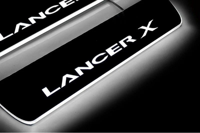 Mitsubishi Lancer X 2007+ Car Door Sill With Logo Lancer X - Image 16