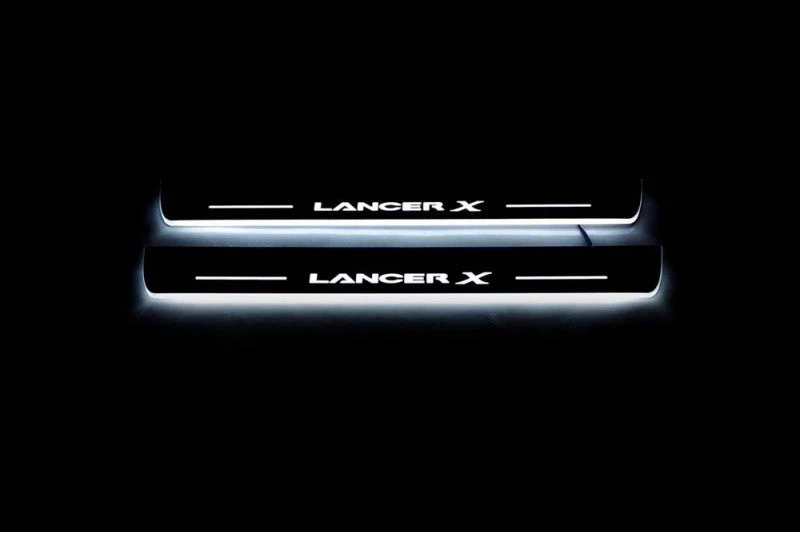 Mitsubishi Lancer X 2007+ Car Door Sill With Logo Lancer X - Image 2