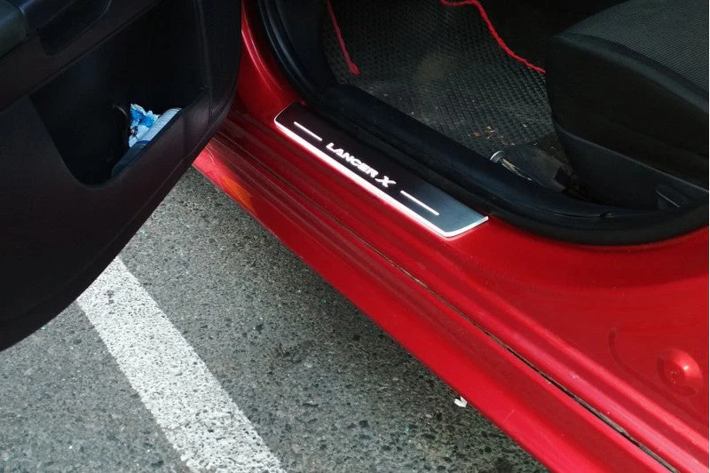Mitsubishi Lancer X 2007+ Car Door Sill With Logo Lancer X - Image 20