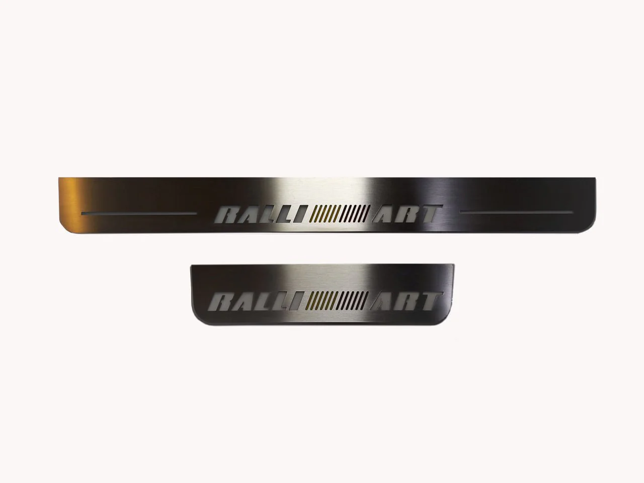 Mitsubishi Lancer X 2007+ Car Door Sill With RalliArt Logo - Image 2