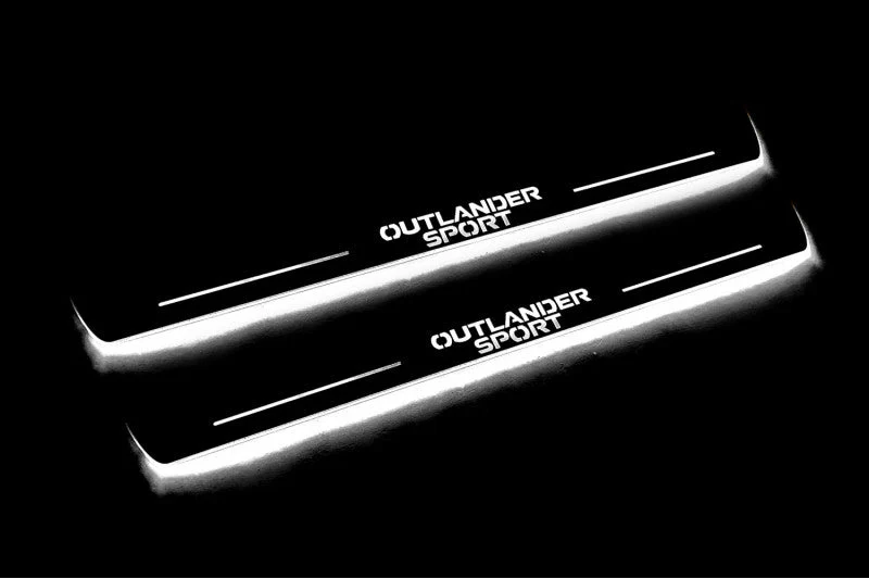 Mitsubishi Outlander Sport 2010+ Led Door Sills With Logo Outlander Sport